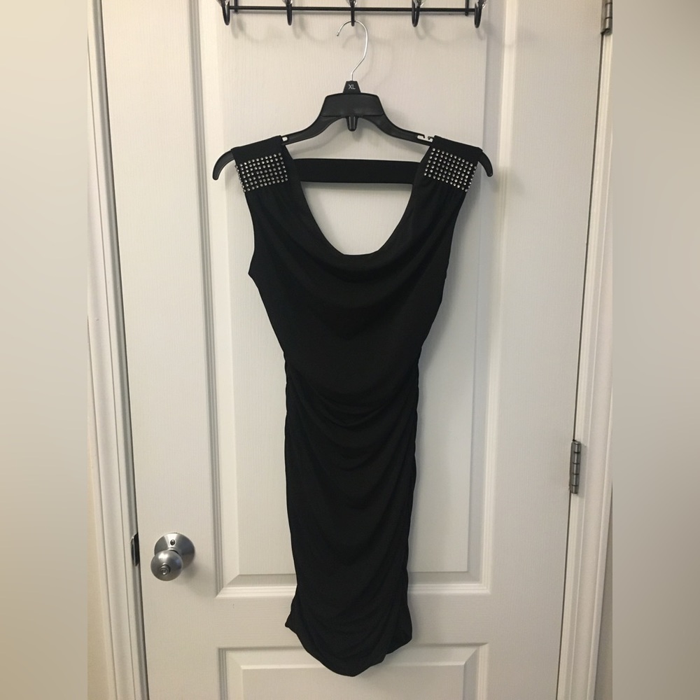 Black Drapery Dress